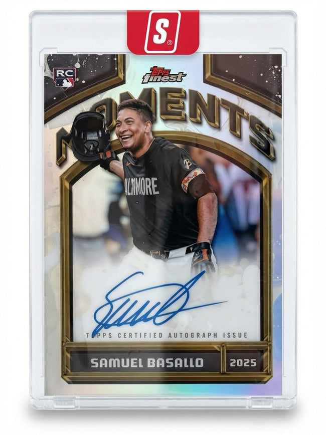 2026 Finest Moments Autographs Samuel Basallo #FMA-SB Rookie Auto