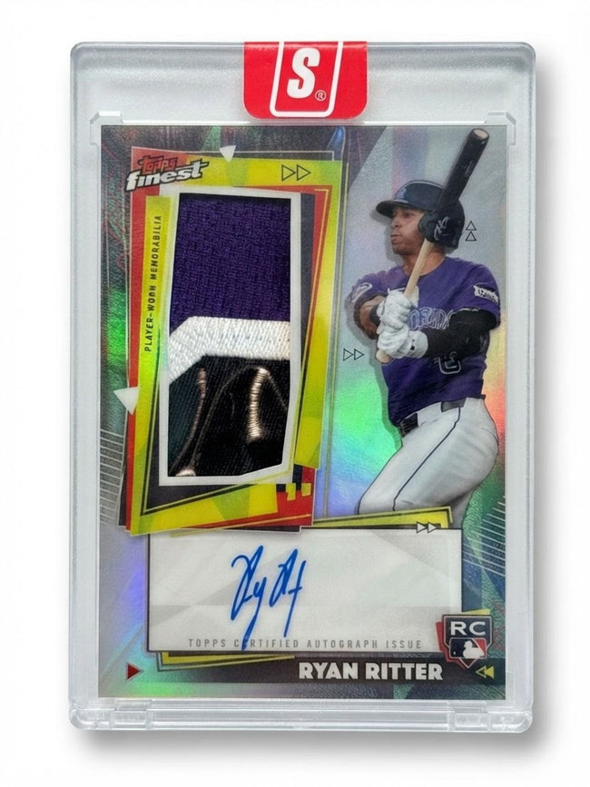 2026 Finest Rookie Patch Autograph Ryan Ritter #RPA-RR Rookie Auto