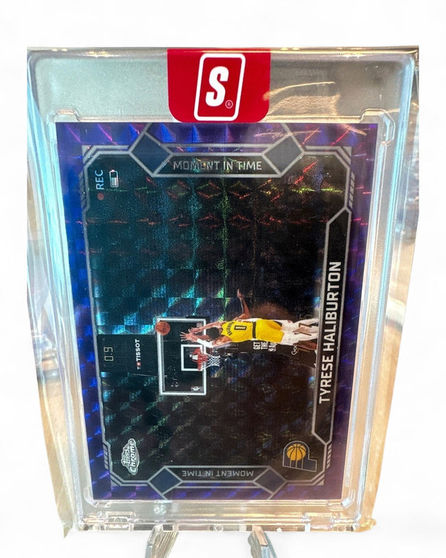 2026 Topps Chrome Moment in Time Tyrese Haliburton #MT-7
