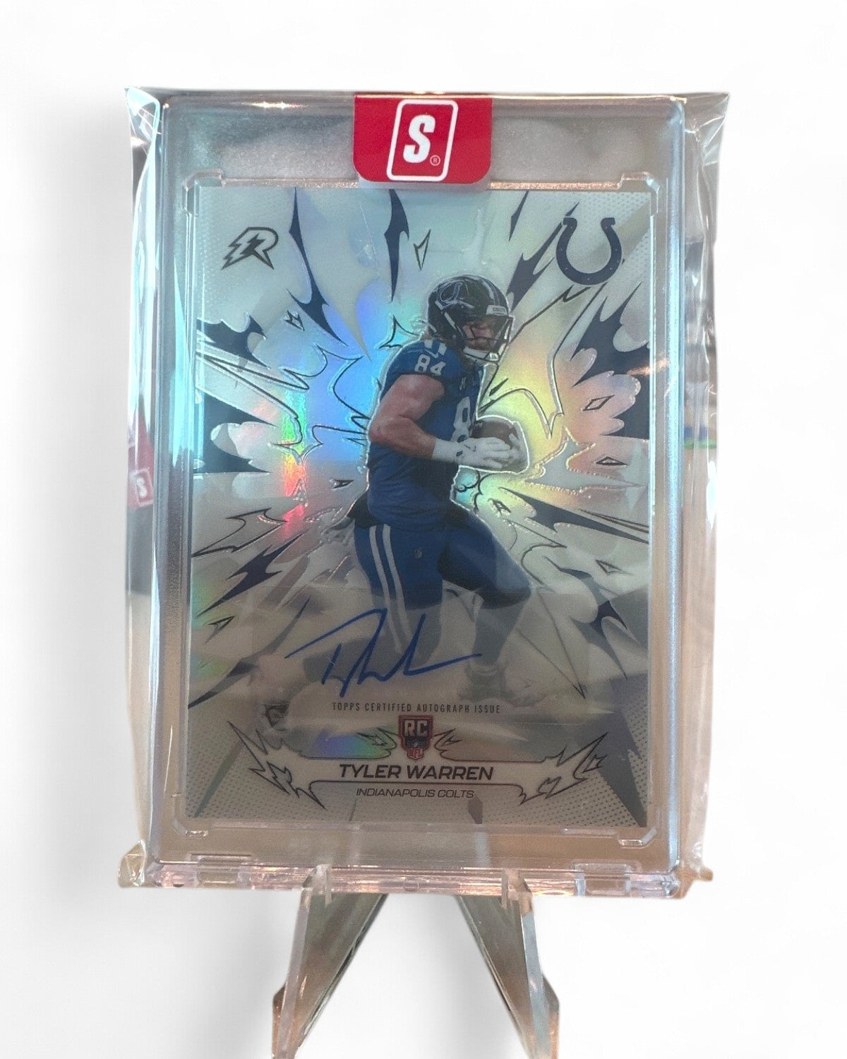2026 Topps Chrome Ripple Colts Tyler Warren Ripple #140 Rookie Auto