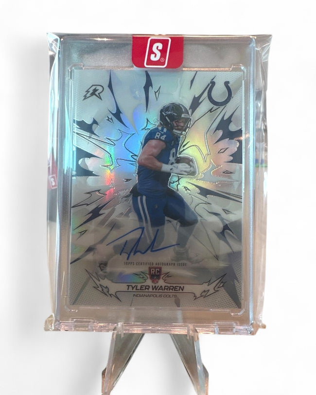 2026 Topps Chrome Ripple Colts Tyler Warren Ripple #140 Rookie Auto