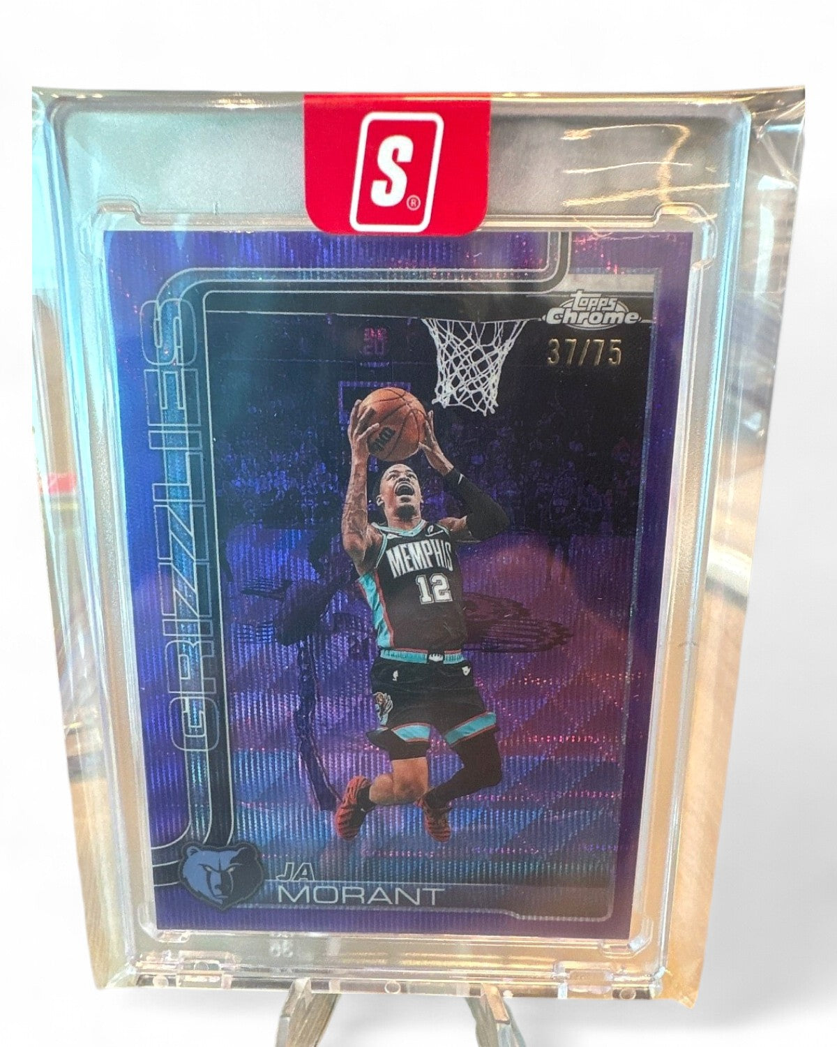 2026 Topps Chrome Update Ja Morant Purple Refractor #29 37/75