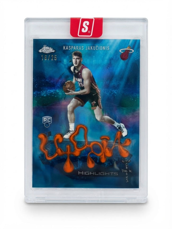 2026 Topps Chrome Utopia Highlights Kasparas Jakucionis #UH-40 Rookie 16/25