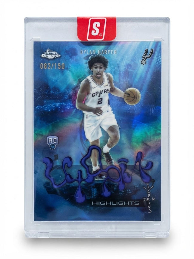 2026 Topps Chrome Utopia Highlights Cactus Jack Dylan Harper #UH-22 Rookie Auto 082/150