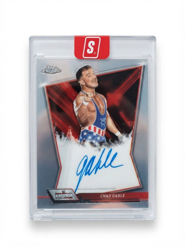 2026 Topps Chrome WWE Red Brand Autographs Chad Gable #RBA-CHA Auto