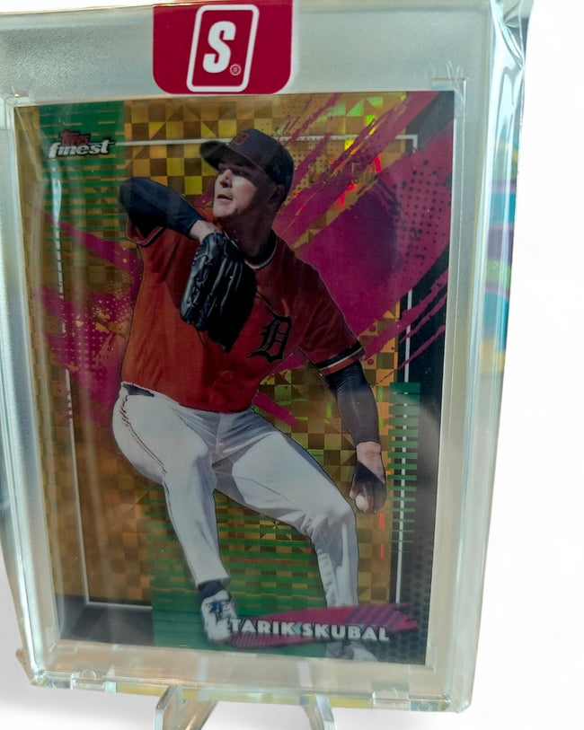 2026 Topps Finest Tarik Skubal Gold Refractor #243