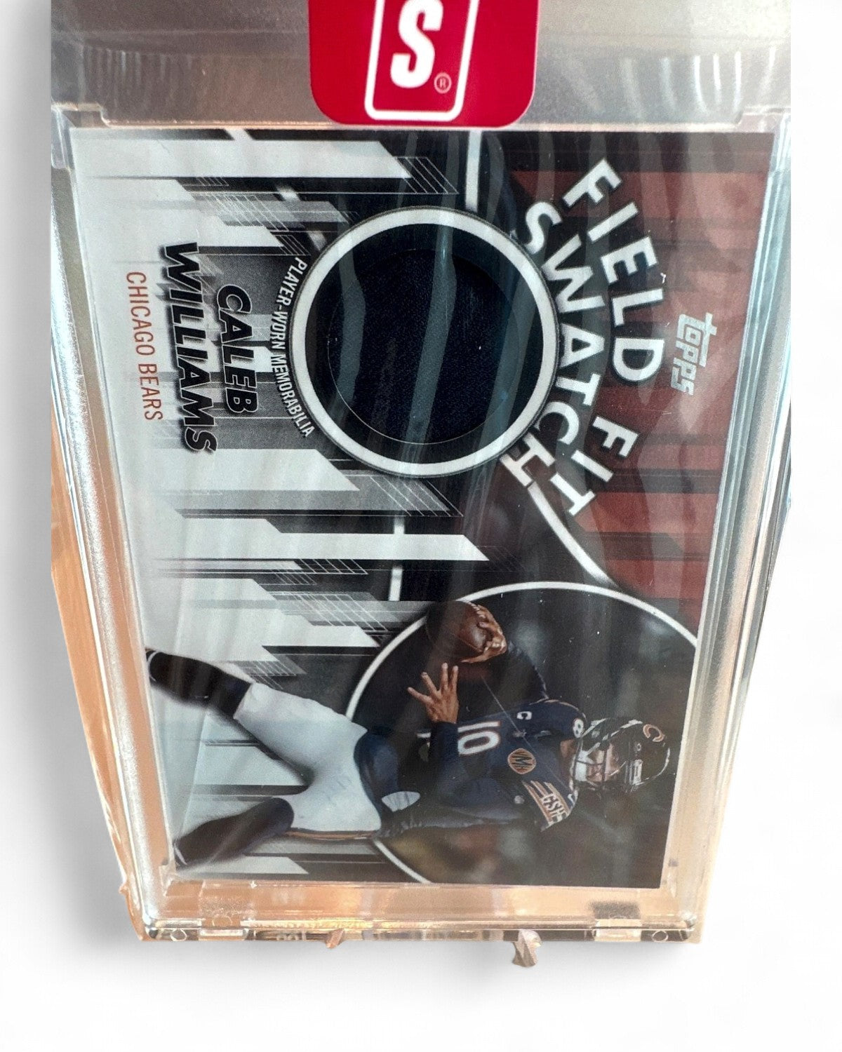 2026 Topps Flagship Football Field Fit Swatch Collection Bears Caleb Williams #FFSC-CW1
