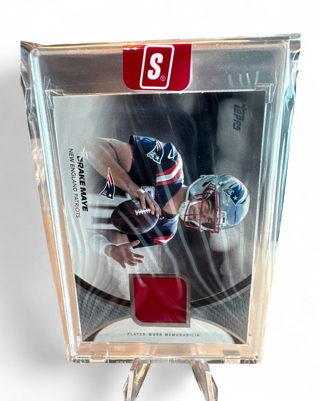 2026 Topps Flagship Football NFL Material Relics Drake Maye #NFLM-DM