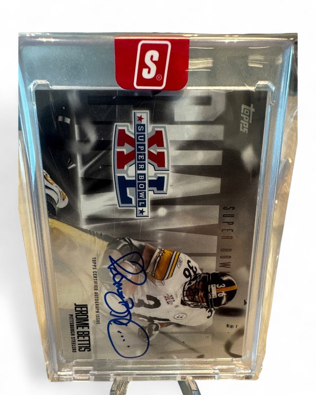2026 Topps Flagship Football Super Bowl Champion Signatures Jerome Bettis #SBCS-JB Auto