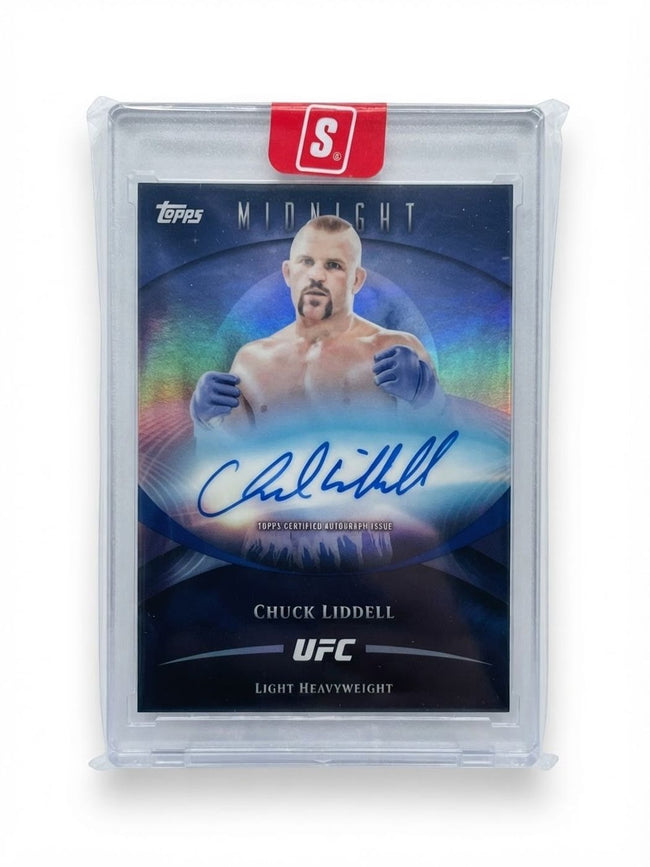 2026 Topps Midnight UFC Autographs Chuck Liddell #BAV-CL Auto