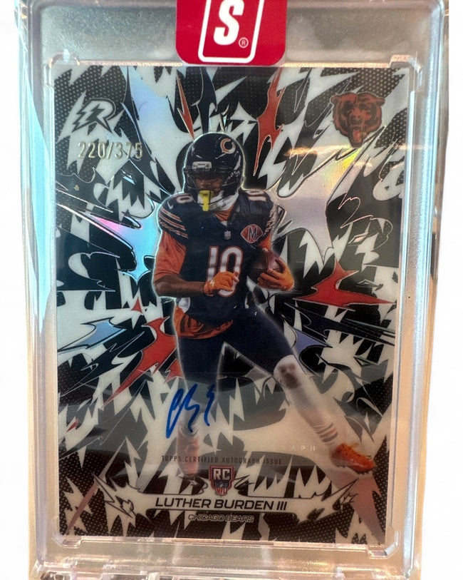 2026 Topps Reign Bears Auto Luther Burden III #117 Rookie Auto 220/375