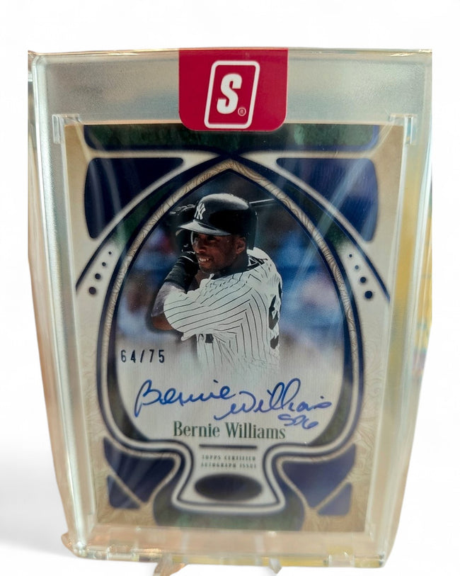2026 Topps Tier One Operators Autographs Bernie Williams #T1OA-BW Auto 64/75