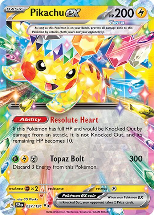 Pikachu Ex 057/191