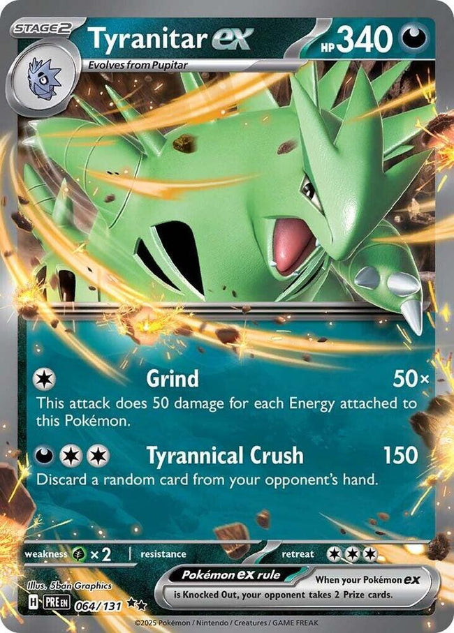 Tyranitar Ex 064/131
