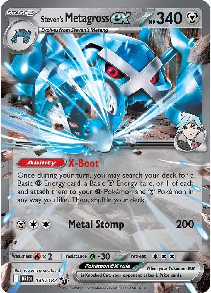 Steven's Metagross Ex 145/182