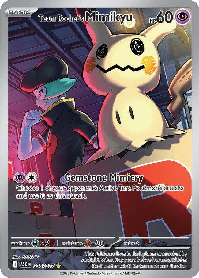 Team Rocket's Mimikyu 238/217