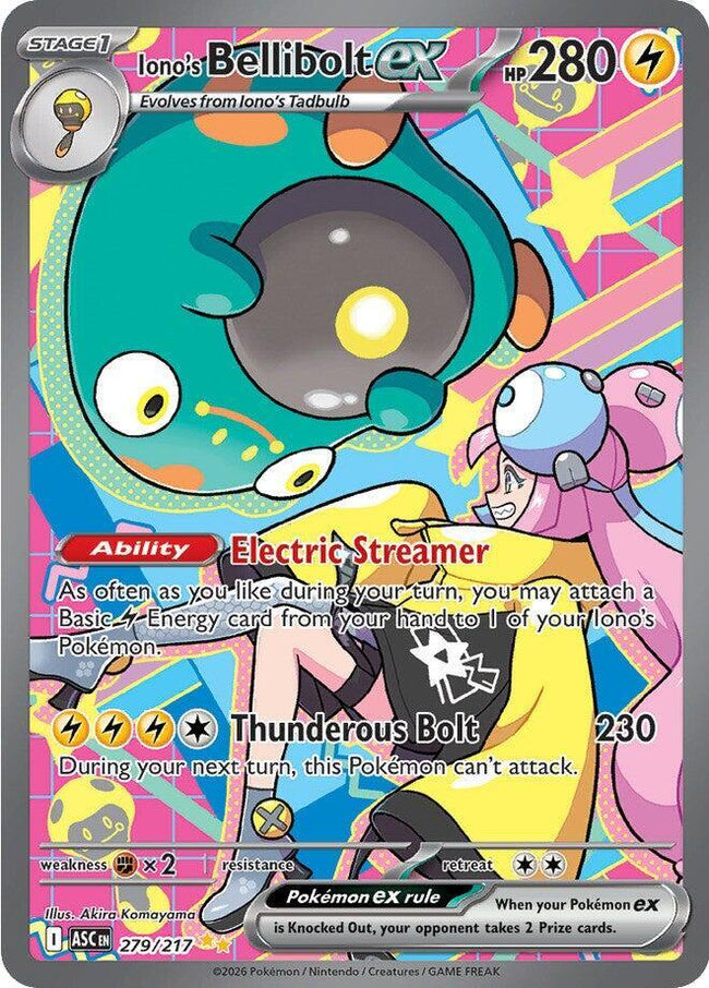 Iono's Bellibolt Ex 279/217