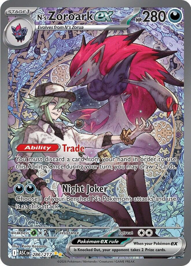 N's Zoroark Ex 286/217