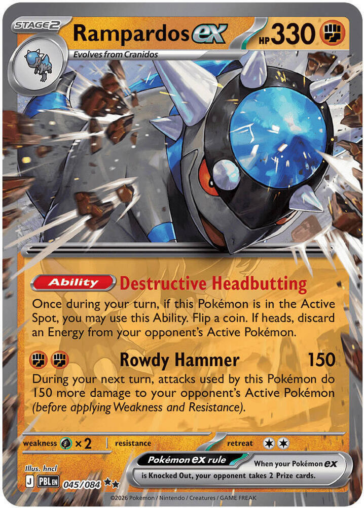 Rampardos Ex 045/084