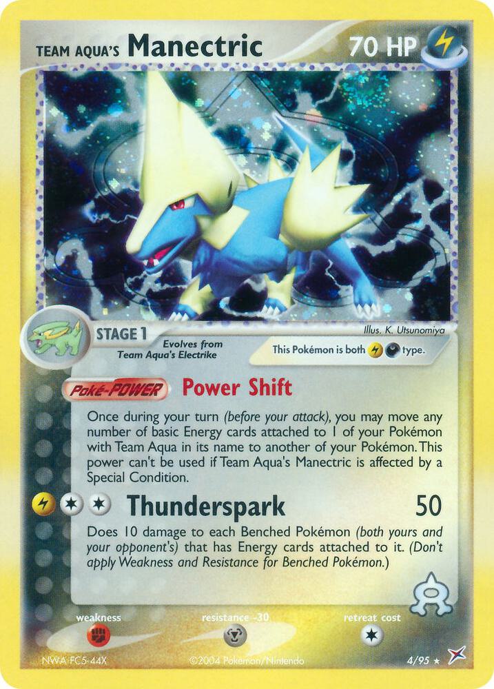 Team Aqua's Manectric 4/95