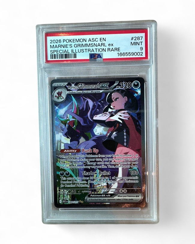 2026 Ascended Heroes Marnie's Grimmsnarl Ex 287/217 PSA 9