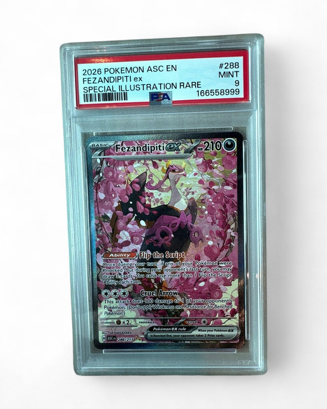 2026 Ascended Heroes Fezandipiti Ex 288/217 PSA 9