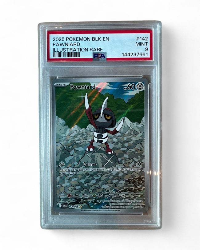 2025 Black Bolt Pawniard 142/086 PSA 9