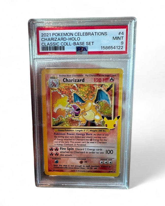2021 Celebrations: Classic Collection Charizard 4/102 PSA 9