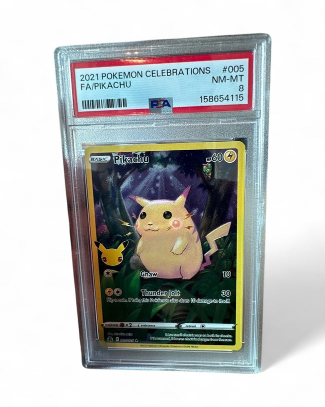 2021 Celebrations Pikachu 005/025 PSA 8