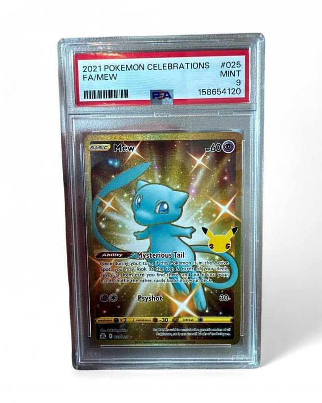 2021 Celebrations Mew 025/025 (Secret) PSA 9