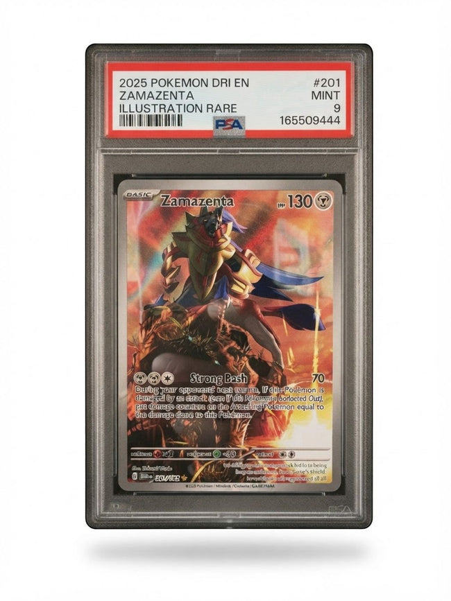 2025 Destined Rivals Zamazenta 201/182 PSA 9