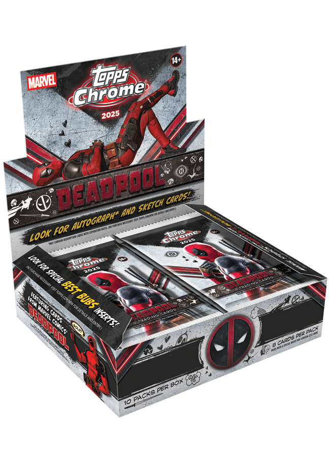 2025 Marvel Deadpool Chrome - Hobby Box
