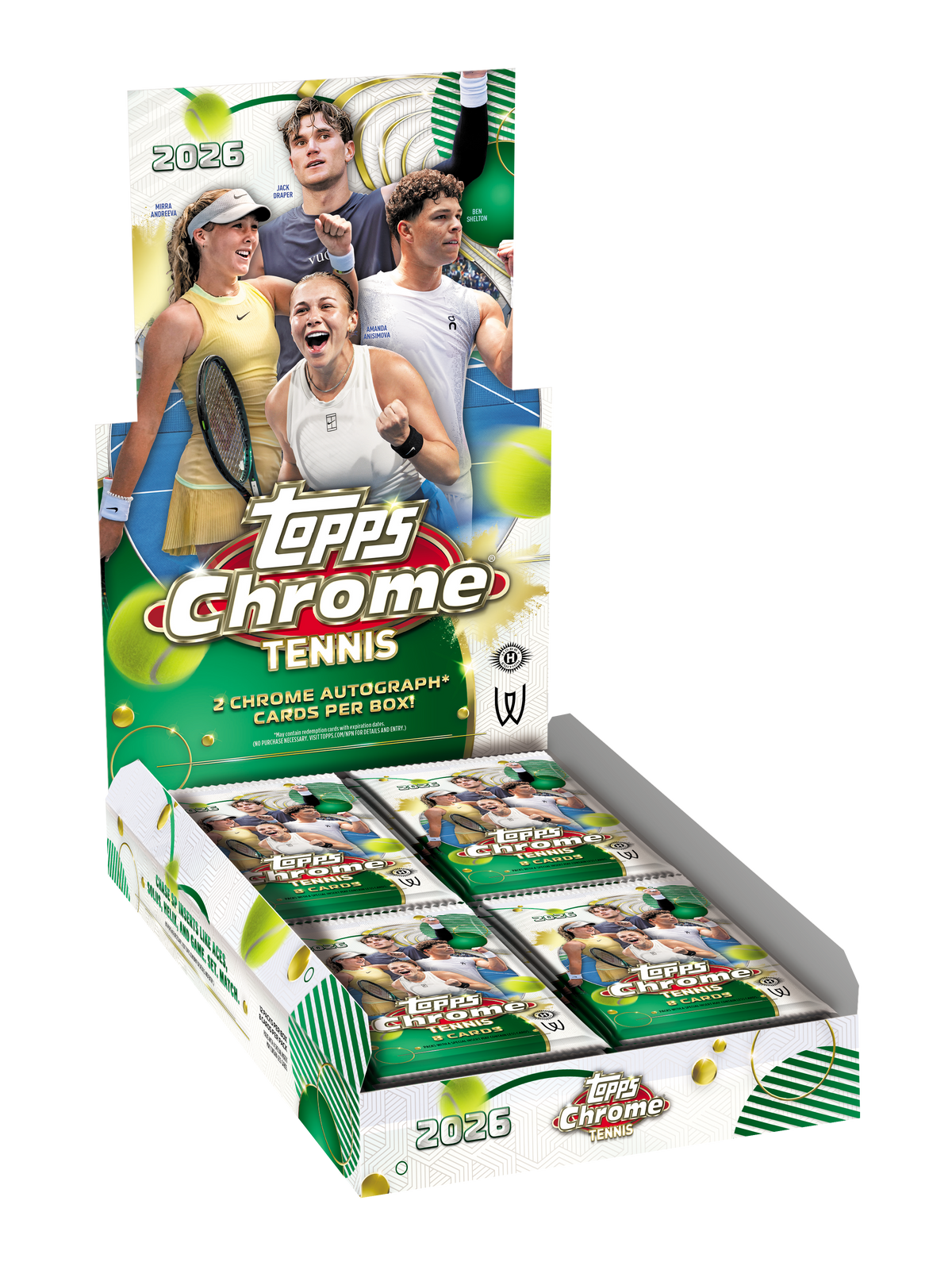 2026 Tennis Chrome - Hobby Box