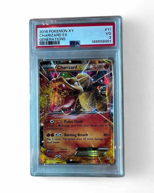 2016 Generations Charizard EX 11/83 PSA 3