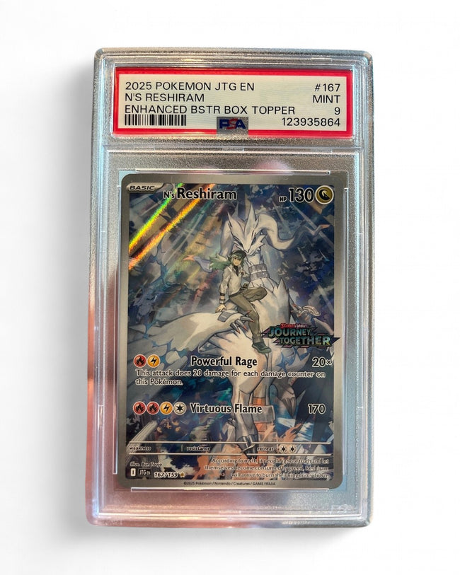 2025 Journey Together N's Reshiram 167/159 PSA 9