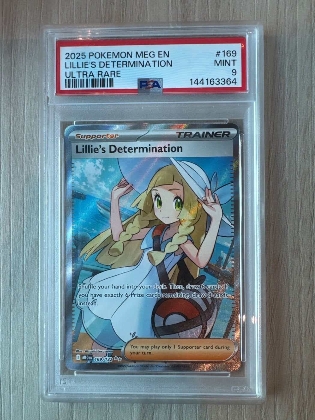 2025 Mega Evolution Lillie's Determination 169/132 PSA 9
