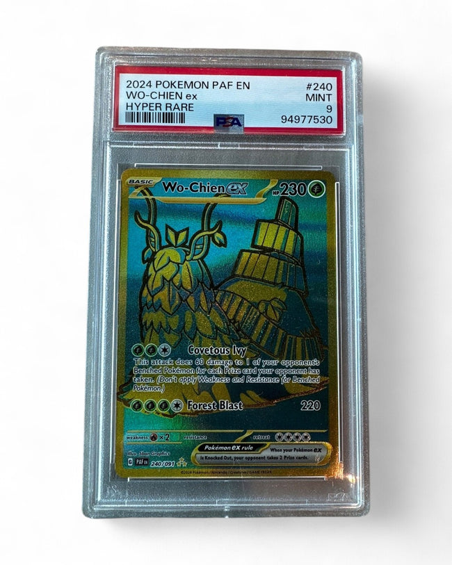 2024 Paldean Fates Wo-Chien Ex 240/091 PSA 9