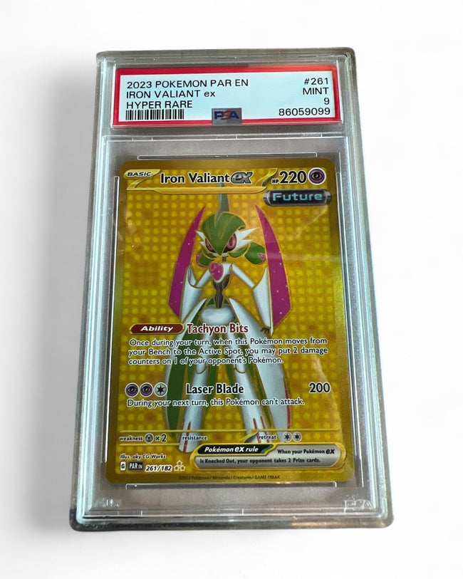 2023 Paradox Rift Iron Valiant Ex 261/182 PSA 9