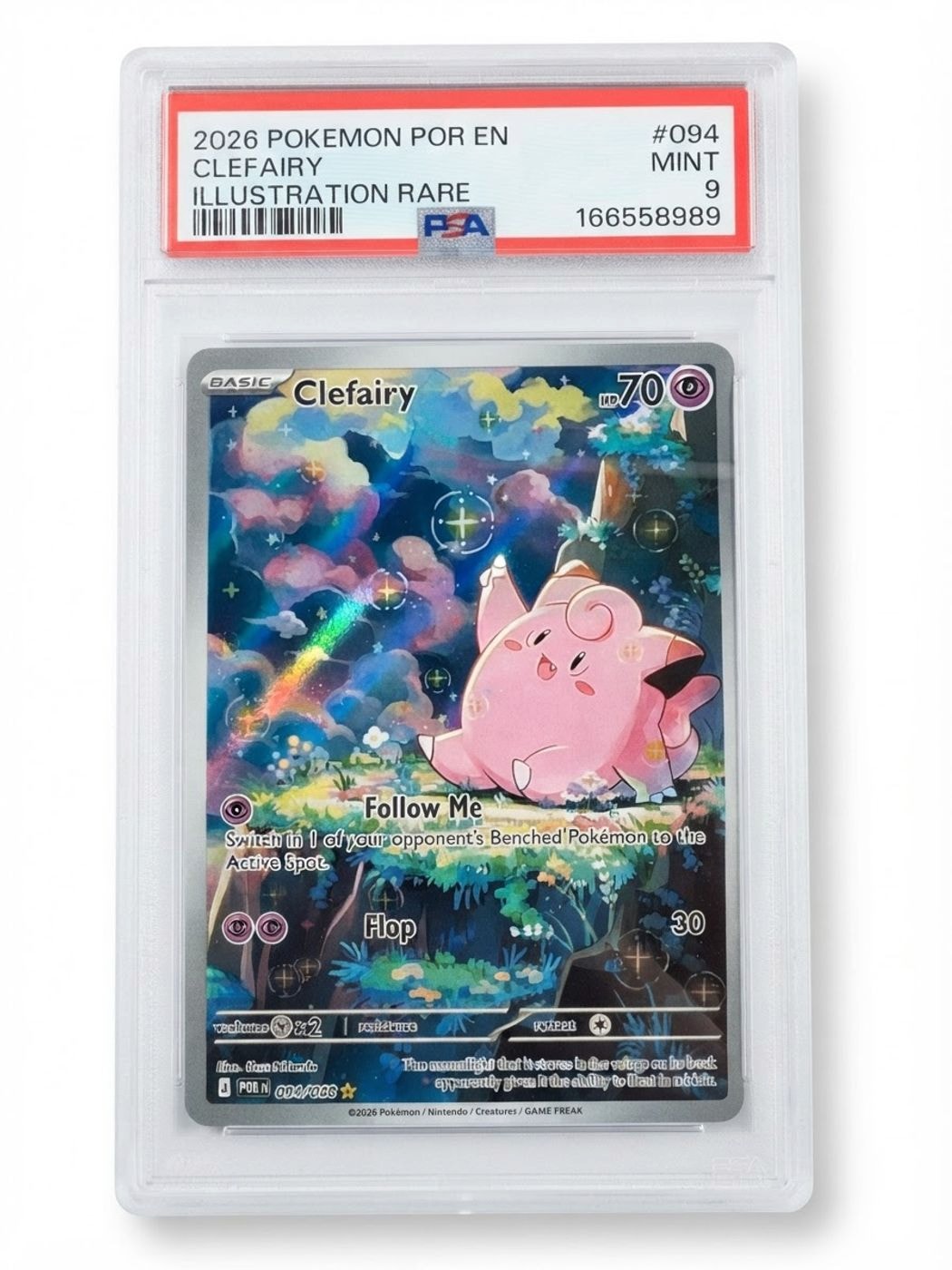 2026 Perfect Order Clefairy 094/088 PSA 9
