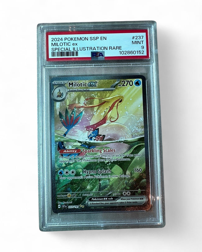 2024 Surging Sparks Milotic Ex 237/191 PSA 9