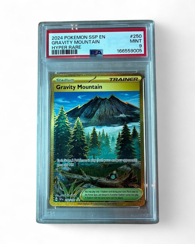 2024 Surging Sparks Gravity Mountain 250/191 PSA 9