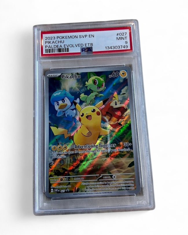 2023 Scarlet & Violet Promo Cards Pikachu 027 PSA 9