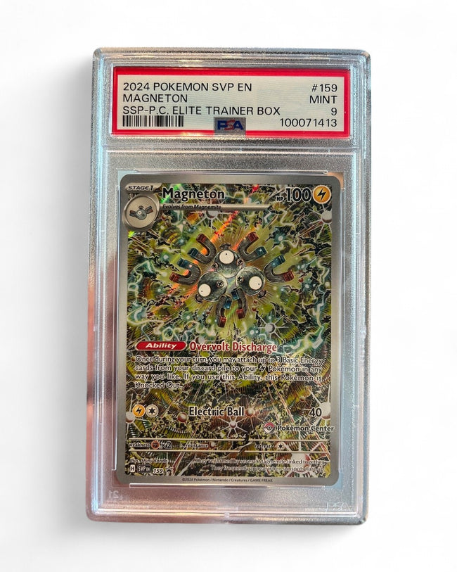 2024 Scarlet & Violet Promo Cards Magneton - 159 159 (Pokémon Center Exclusive) PSA 9