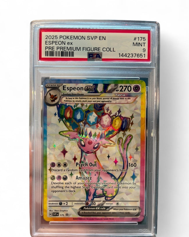 2025 Scarlet & Violet Promo Cards Espeon Ex 175 PSA 9