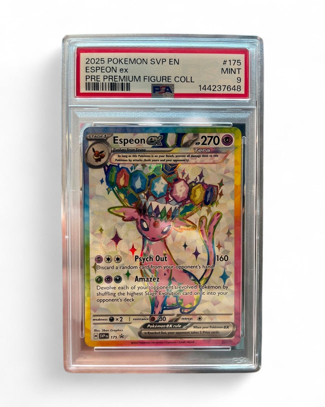 2025 Scarlet & Violet Promo Cards Espeon Ex 175 PSA 9