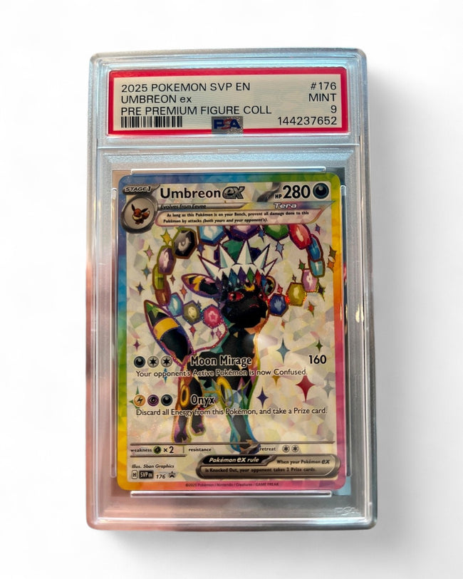 2025 Scarlet & Violet Promo Cards Umbreon Ex 176 PSA 9