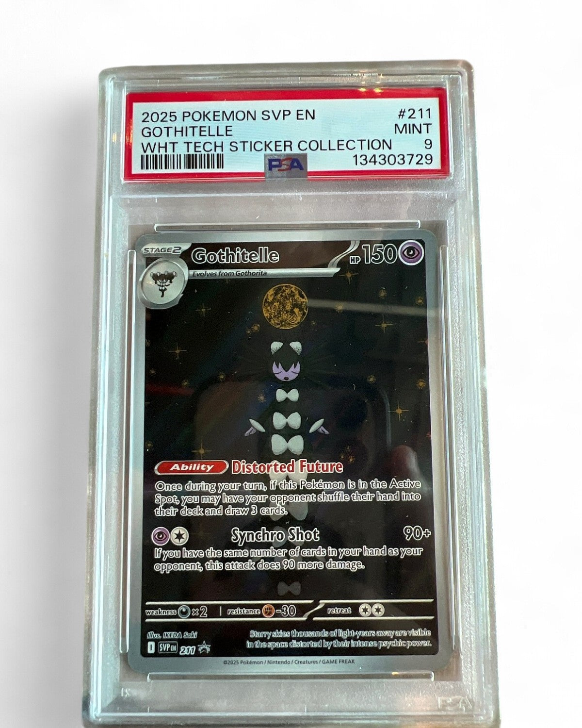 2025 Scarlet & Violet Promo Cards Gothitelle 211 PSA 9