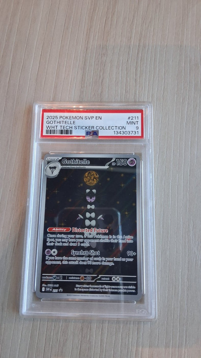 2025 Scarlet & Violet Promo Cards Gothitelle 211 PSA 9