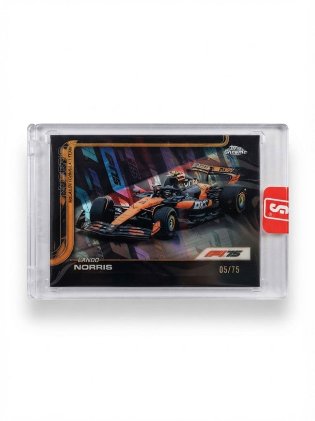 Topps Chrome F1 Lando Norris Refractor #77 05/75