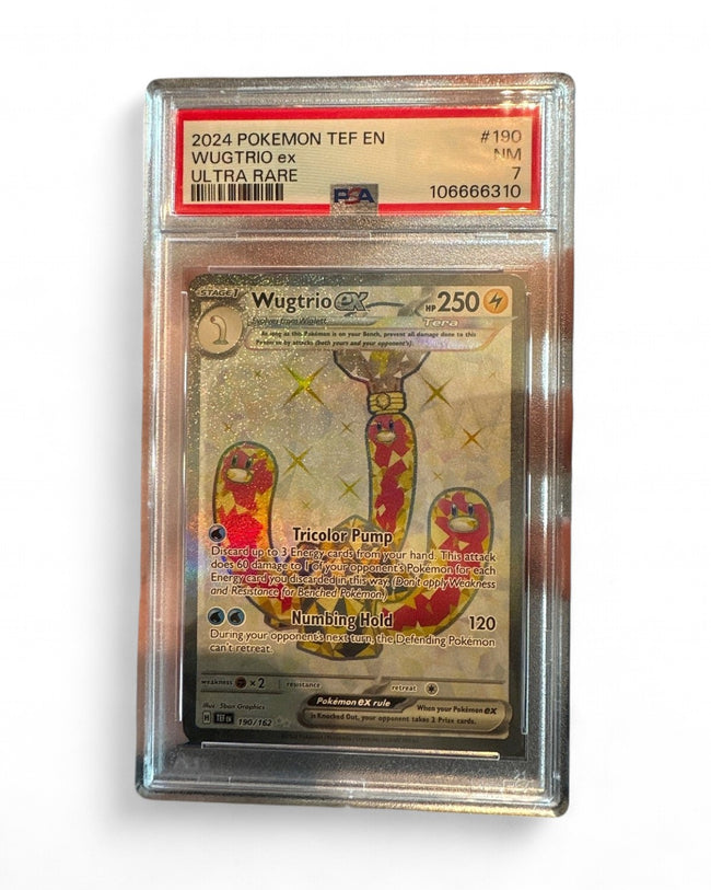 2024 Temporal Forces Wugtrio Ex 190/162 PSA 7